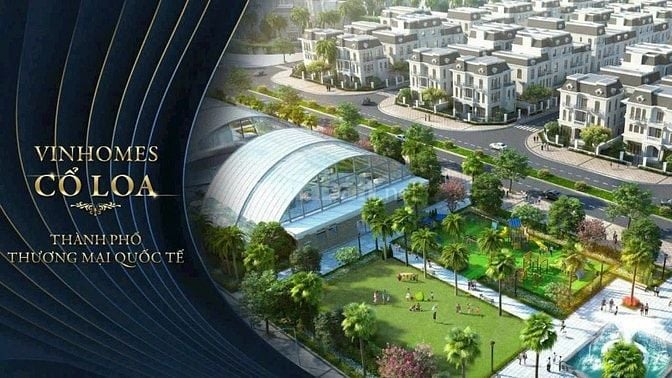 Bán biệt thự đơn lập góc vip mặt hồ Vinhomes Cổ Loa,Hà Nội