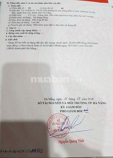 Cần bán 3 lô Phạm Văn  Đồng, Sơn Trà , Đà Nẵng