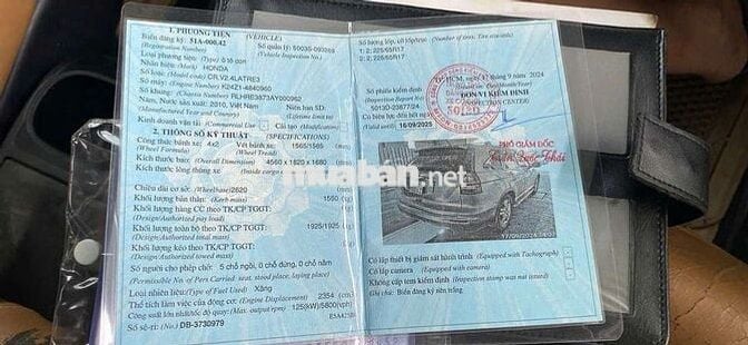 Honda CR V 2.4 AT, xe nhà sử dụng, nguyên thủy.