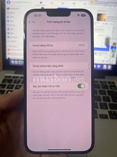 Iphone 13 prm 128gb đã thay pin mới