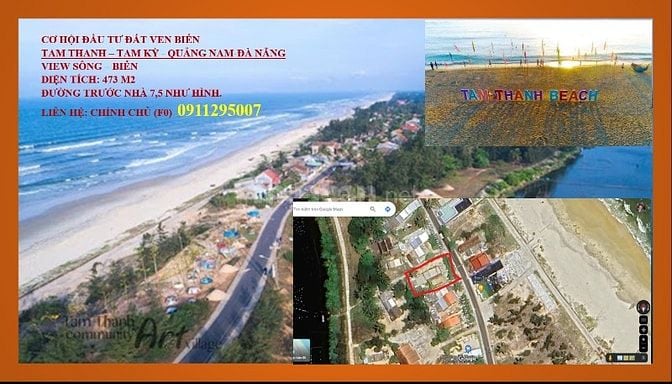 Đất ven biển TAM THANH – QUẢNG NAM-ĐÀ NẴNG Cần bán