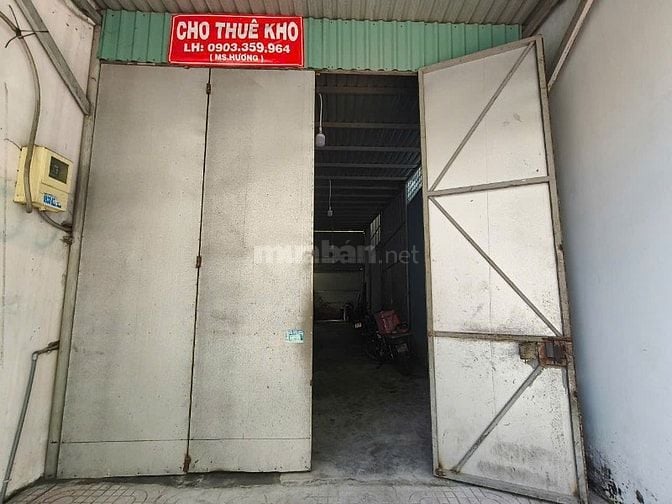 CHO THUÊ KHO CÓ ĐIỆN 3 PHA 86M2 KHU TÊN LỬA