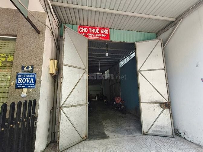 CHO THUÊ KHO CÓ ĐIỆN 3 PHA 86M2 KHU TÊN LỬA