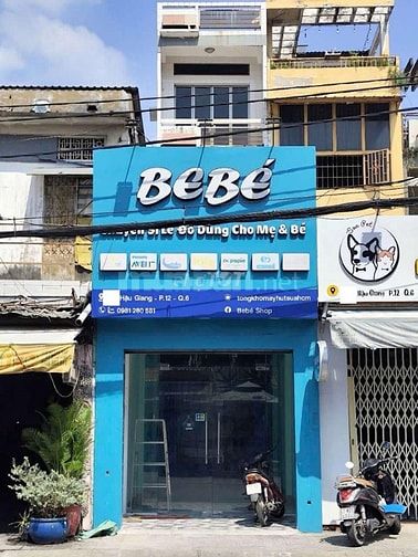Cho thuê nhà mặt tiền Hậu Giang, P.12, Q.6 giá 22tr