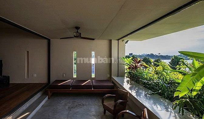 Cho thuê biệt thự hai măt tiền, mặt tiền sông Sài Gòn P An Phú