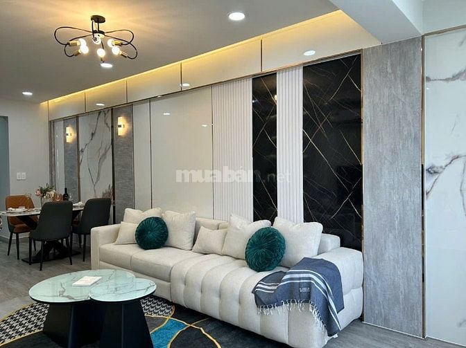 Cho thue CH, PMH,Q7, DT 114M, 3PH, lầu 8 mới 100%