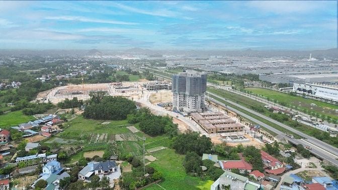 Bán đất phân lô đối diện KCN SamSung Thái Nguyên 200m MT 10m 20tr/m2