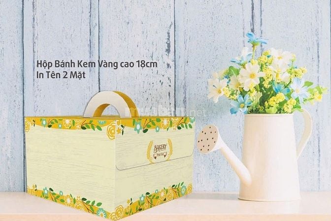 Hộp đựng bánh kem sỉ tại kho chỉ 4k , in và thiết kế theo yêu cầu