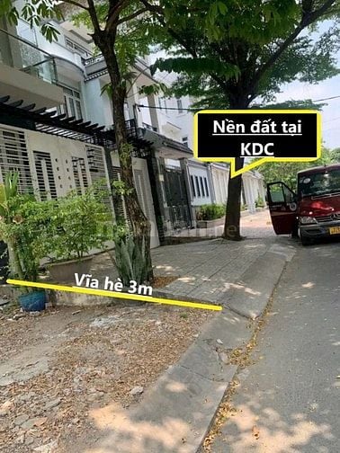 BÁN GẤP LÔ ĐẤT NẰM TRONG KDC 100M2-SHR