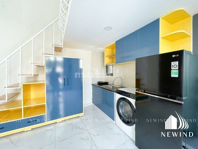 Cho thuê duplex ban công full nội thất, gần Lotte, ĐH UFM, tòa nhà lớn