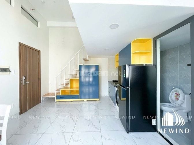 Cho thuê duplex ban công full nội thất, gần Lotte, ĐH UFM, tòa nhà lớn