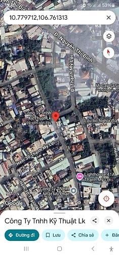 Bán đất tặng nhà C4 MT đường rộng10m Thạnh Mỹ Lợi, 140m2, giá 78,5tr/m