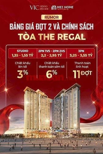 VIC GRAND SQUARE, thanh toán linh hoạt, lợi nhuận vượt trội