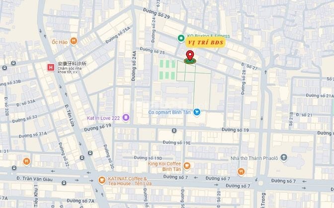 Bán nhà MT đường Số 25 khu Tên Lửa, 5 x 20m, 3.5 tấm, 12.5 tỷ.