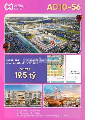 SIÊU HIẾM- CẶP XẺ KHE ÁNH DƯƠNG SÁT VENICE- CỰC HOT VINHOMES CỔ LOA