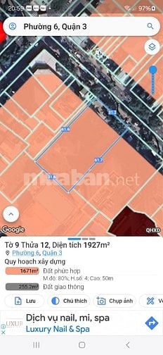 Bán đất mặt tiền Pasteur Quận 3 TPHCM Giá 3.300 tỷ
