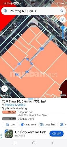 Bán đất mặt tiền Pasteur Quận 3 TPHCM Giá 3.300 tỷ