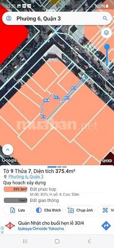 Bán đất mặt tiền Pasteur Quận 3 TPHCM Giá 3.300 tỷ