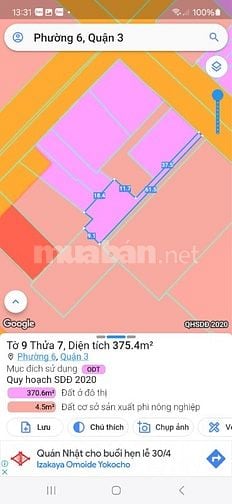 Bán đất mặt tiền Pasteur Quận 3 TPHCM Giá 3.300 tỷ