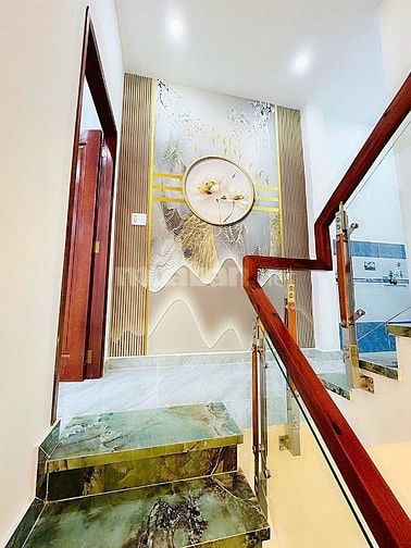 Nhà Quốc lộ 50, Tân Kim,Cần Giuộc.Thiết kế Sang Trọng , sổ sẵn cc liền