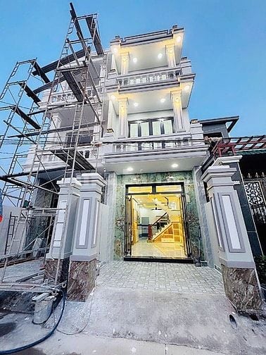 Nhà Quốc lộ 50, Tân Kim,Cần Giuộc.Thiết kế Sang Trọng , sổ sẵn cc liền
