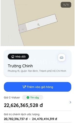 Giảm 500 triệu, bán nhà MT Trường Chinh, Cạnh sân bay. LH 0909688326