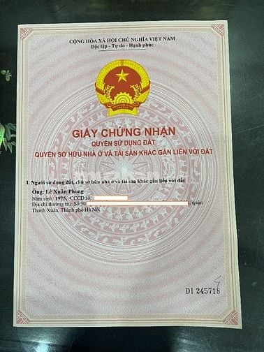 CC bán 43,3 m2 ba mặt tiền làng Đan Nhiễm, Khánh Hà, Thường Tín