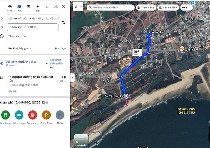Bán cây xoài tặng lô đất Lộc An Hồ Tràm cách biển 800m