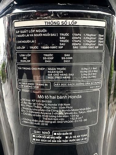 Cần Bán SH 150 Khoá Smartkey 2016 màu đen Biển Vip