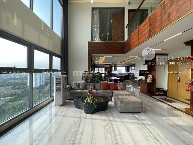 Bán căn hộ Duplex 4 phòng ngủ Đảo Kim Cương, 310 m2, view sông, Q.1