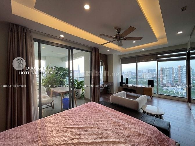 Bán căn hộ Duplex 4 phòng ngủ Đảo Kim Cương, 310 m2, view sông, Q.1