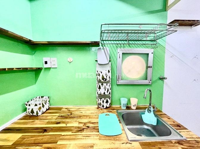 NHÀ SÂN RIÊNG 7tr6-2 PHÒNG,M.LẠNH,GÁC,WC,BẾP-Bình Thạnh[Chu Văn An-NTL