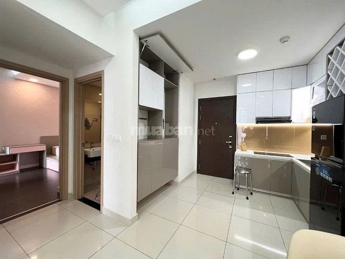 Chung cu M-One, Nguyễn Bỉnh Khiêm, P1, GV, 74m2, 2PN, 14tr/th, Nội tất