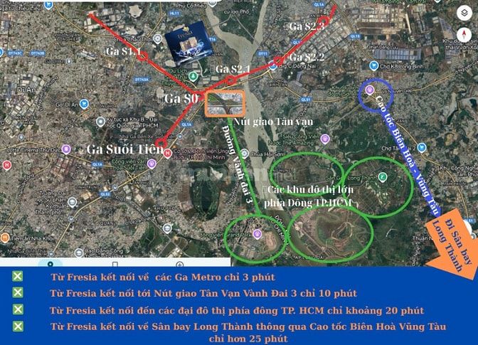 Căn hộ Chung cư Fresia Riverside view sông Đồng Nai, ngay Aeon Mall