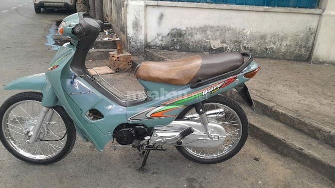 Wave 110 HQ kiểng thái xanh xi măng ánh tím