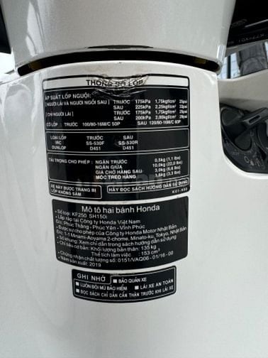 Cần bán SH 150 CBS 2019 màu trắng biển Hà Nội cực chất