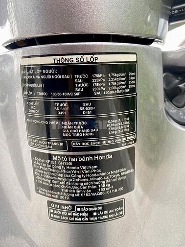Cần bán SH 150 ABS 2019 bao hồ sơ gốc cho Khách hàng mua xe