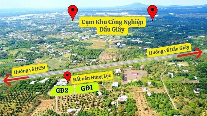 Bán đất nền liền kề sân bay Long Thành từ 779Tr