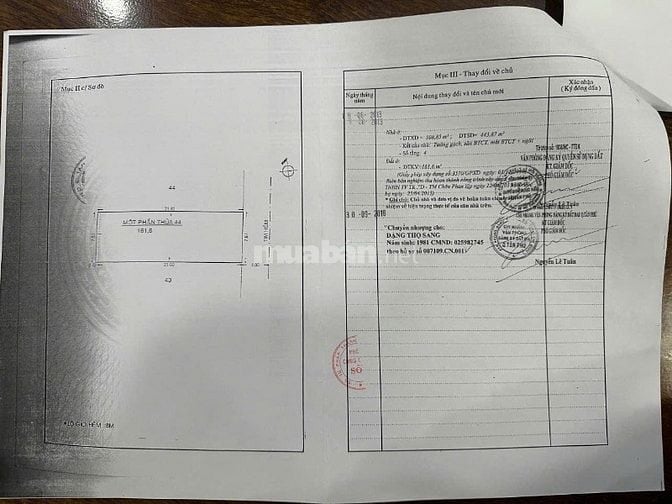 Bán biệt thự đẹp 1/2/22 Phạm Quý Thích, P. Tân Quý, Q. Tân Phú