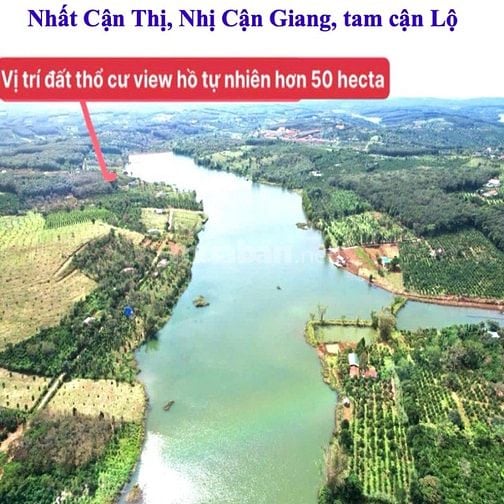 Đất Thổ Cư view Hồ Sinh Thái 50 Hecta cực đẹp 650Tr/1120m2 0919830239