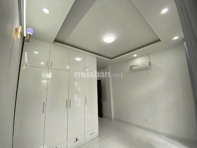 Nhà 60m² Chu Văn An gần Trường Cán Bộ. Xây 1 trệt 3 lầu, giá 3 tỷ 350.