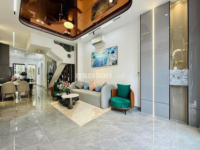 VIP! Nhà đẹp Nguyễn Văn Đậu, Bình Thạnh giá 3tỷ280. DT 75m2. Hẻm 6m