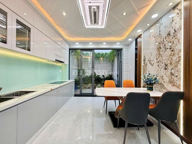 Nhà 4 lầu tuyệt đẹp CAO CẤP hẻm xe hơi 5m Bùi Quang Là, P12, Q.Gò Vấp.