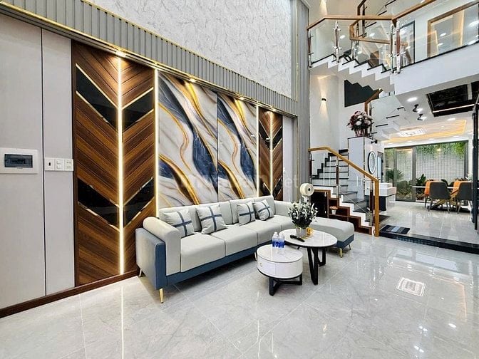Nhà 4 lầu tuyệt đẹp CAO CẤP hẻm xe hơi 5m Bùi Quang Là, P12, Q.Gò Vấp.