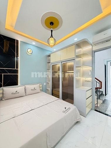 BÁN NHÀ 3 TẦNG ĐƯỜNG VÕ THỊ LIỄU, Q.12 GIÁ 2TỶ280 TẶNG FULL NỘI THẤT