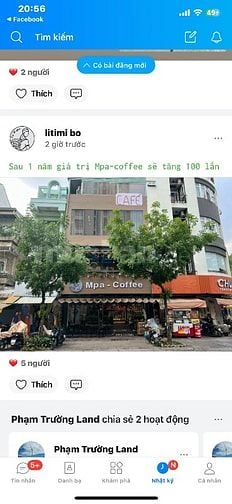 Sang quán cà phê mặt tiền 8m. 