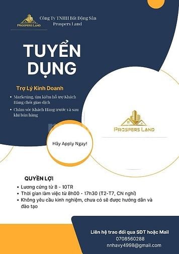 Tuyển nhân viên Chăm Sóc Khách Hàng (không KPI)