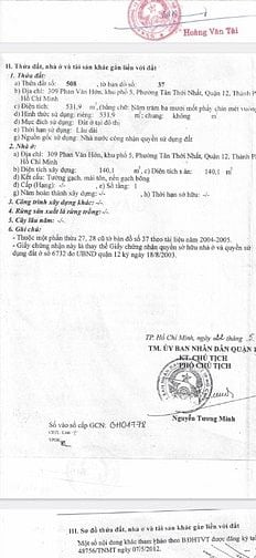 Bán đất mặt tiền Phan Văn Hớn quận 12 giá 25 tỷ