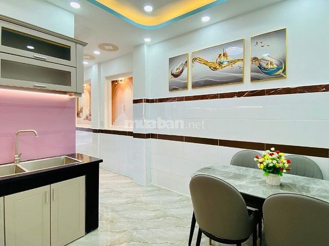 Nhà 4 lầu tuyệt đẹp CAO CẤP hẻm xe hơi 6m Quang Trung, P14, Q.Gò Vấp.