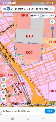 Bán đất SKC xã Tân Hiệp huyện Long Thành Đồng Nai giá 1400 tỷ